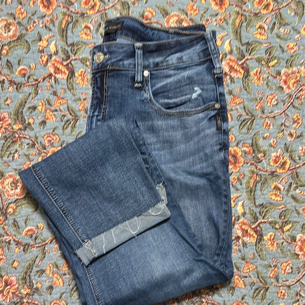 Women's Silver Boyfriend Jeans